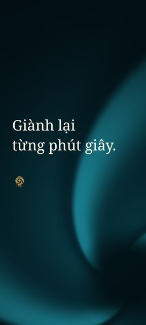 Fondo de pantalla Aural Iris™ con el eslogan en vietnamita